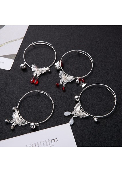 No.1 Boyutu Tian Guan Ci Fu Bilezik Kadın Bilezikler Bell Bilezikler Yuvarlak Takılar Vintage Gümüş Renk Pulseras Cennet Yetkilileri Nimet (Yurt Dışından)