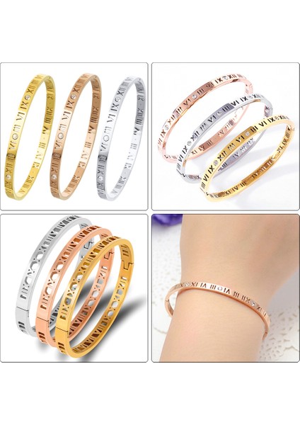Py-Altın-6mm Kadınlar Için Trendy Kristal Bilezikler Moda Bileklik Bileklik Titanyum Aşk Pulseiras Paslanmaz Çelik Bilezik Feminina Takı Hediye (Yurt Dışından) fırsatları