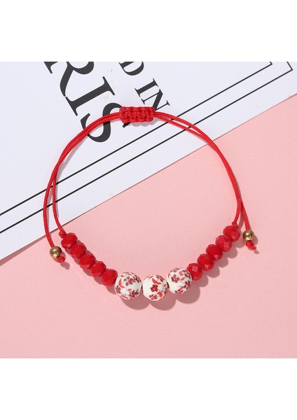 NO.45306 Boyutu Eldeki Basit Bohemya Kristali Hayvan Bilezikler Sonsuzluk Baykuş Halat Bilezik Arkadaşlar Için Hediye Yaz Tatil Takı (Yurt Dışından)