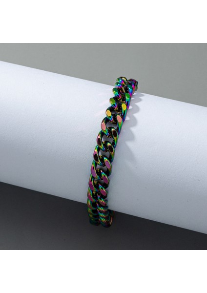 Kolye Moda Takı Metal Zincir Bilezik Yeni Trend Sıcak Satış Tek Katmanlı Renkli Bilezik Kız Güzel Aksesuarları (Yurt Dışından) modelleri