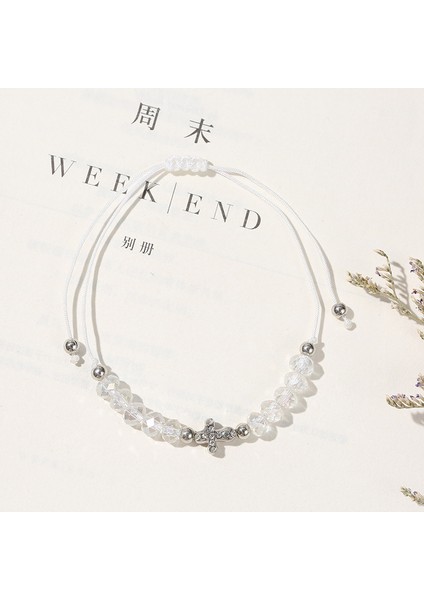 NO.45369 Boyutu Eldeki Basit Bohemya Kristali Hayvan Bilezikler Sonsuzluk Baykuş Halat Bilezik Arkadaşlar Için Hediye Yaz Tatil Takı (Yurt Dışından)