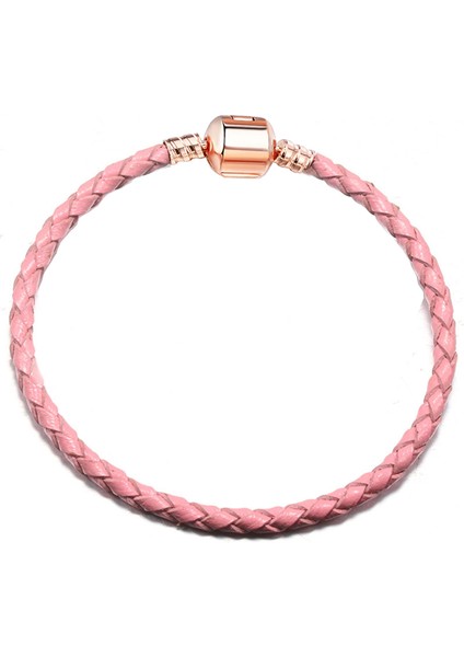 21CM Tarzı 400011P-RG Yexcodes Yüksek Gümüş Kaplama Yılan Zincir Charm Bilezik Fit Orijinal Erkekler ve Kadınlar Boncuk Güzel Bilezik Takı Hediye (Yurt Dışından)