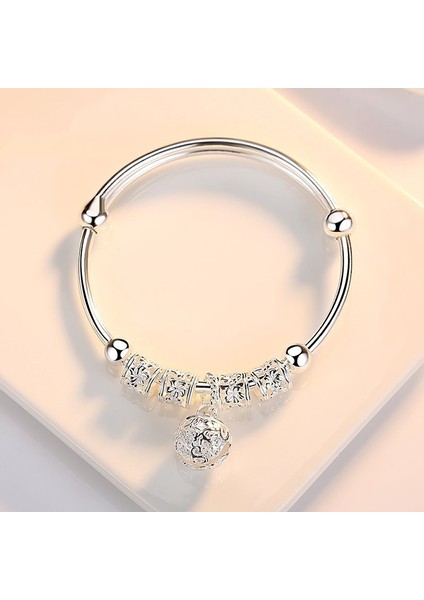 Altın Ayarlanabilir Gümüş Renk Dreamcatcher Püskül Tüy Yuvarlak Boncuk Charm Bilezik Bells Topu Bileklik Kadınlar Için Zarif Takı (Yurt Dışından) indirimleri