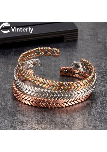 Bakır Bükülmüş Bakır Manyetik Bilezik Artrit Enerji Gül Manyetik Bilezik Faydaları Ayarlanabilir Manşet Yumuşak Bakır Takı Kadınlar Için (Yurt Dışından) fiyatları