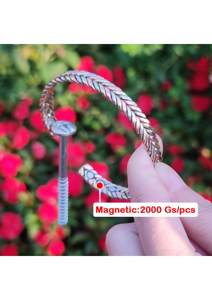 Bakır Bükülmüş Bakır Manyetik Bilezik Artrit Enerji Gül Manyetik Bilezik Faydaları Ayarlanabilir Manşet Yumuşak Bakır Takı Kadınlar Için (Yurt Dışından) fırsatları