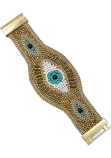 B Vintage El Yapımı Boncuk Şeytan Göz Bileklik Bileklik Kadın Erkek Bohemian Etnik Arap Afgan Elbise Türk Çingene Tribal Takı (Yurt Dışından) modelleri