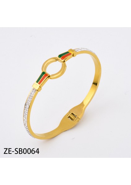 ZE-SB0041 Güneşli Takı Paslanmaz Çelik Bilezikler Geometrik Charm Bileklik Erkek Kadın Altın Renk Yılan Nazar El Takı Parti Hediye (Yurt Dışından) fırsatları