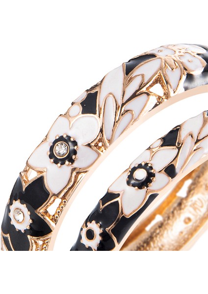 Kırmızı Kadınlar Için Bileklik Çift Emaye Bileklik Seti Emaye Işi Kadın Takı Aksesuarları Hint Tarzı Dubai Trendy Metal Bilezik El Üzerinde (Yurt Dışından) modelleri