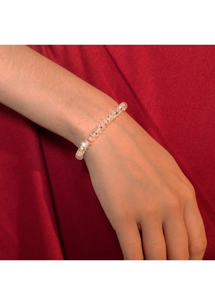 A3-2 Adet Yeni Yapay Avusturya Kristal Bilezik Fashioy Taş Boncuk Esneklik Halat Strand Bilezikler Kadınlar Takı Için (Yurt Dışından) modelleri