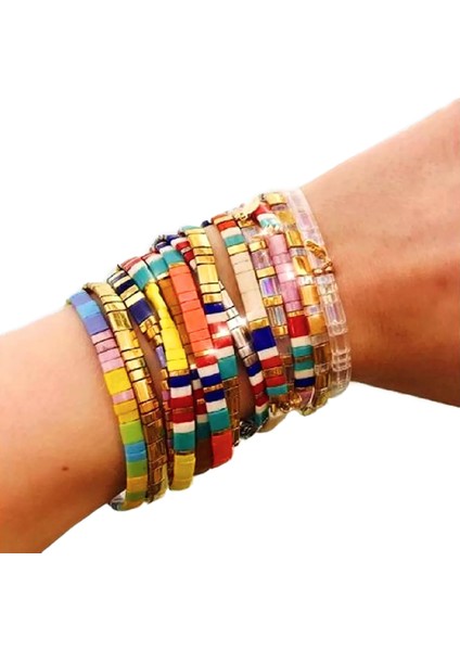 TL-B190244B GO2BOHO Boho Miyuki Bilezik Kadınlar Için Tila Boncuk Bilezik Kız Takı Pulseira Femme Takı Dostluk Hediye (Yurt Dışından)