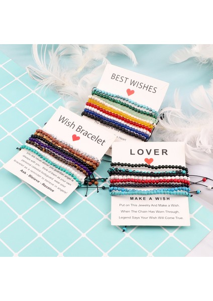 Sarı 4 mm Doğal Taş Yuvarlak Boncuk Bilezik Kadın Minimalizm Ayarlanabilir Deri Dize Bilezik Takı Erkekler Şifa Yoga Pulsera Hediye (Yurt Dışından) modelleri