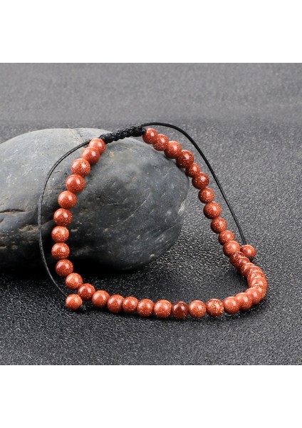 Sarı 4 mm Doğal Taş Yuvarlak Boncuk Bilezik Kadın Minimalizm Ayarlanabilir Deri Dize Bilezik Takı Erkekler Şifa Yoga Pulsera Hediye (Yurt Dışından) indirimleri