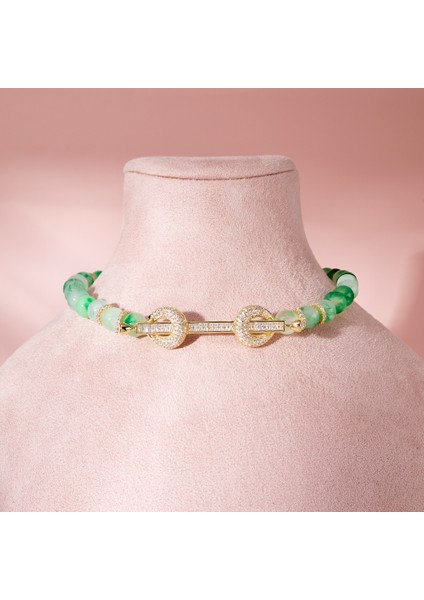 G-Inci Tırım Boncuklu Gerdanlık Kadınlar Için Renkli Doğal Taş Kolye Günlük Giyim Töreni Nişan Kokteyl Parti Takı Aksesuarları (Yurt Dışından) modelleri