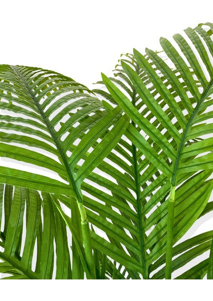 Areka 16 Yaprak 180 cm Yapay Ağaç 30X30 Gold Kemerli Saksı modelleri