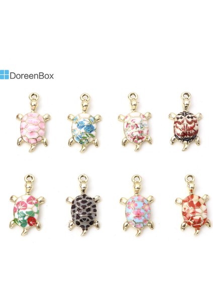 No.4 Boyutu Okyanus Deniz Kaplumbağası Hayvan Takılar Dıy Takı Renkli Emaye Kolye Kolye Bilezik Metal Kolye Takı x 14MM (Yurt Dışından) indirimleri