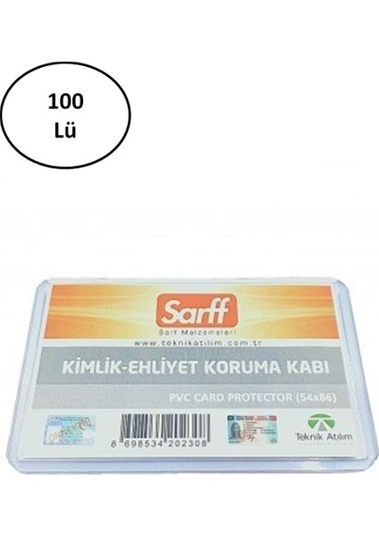 Toptan Bulurum A-031H Pvc Lüx Şeffaf Ehliyet Kabı 100'LÜ