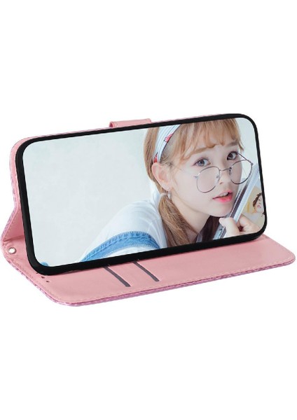 Tecno Pova Neo 2 Cüzdan Kılıf Için Kılıf Kart Yuvası Standı Tutucu Glitter Pu (Yurt Dışından)