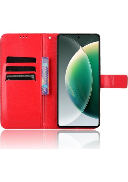 Tecno Camon 30 4g Manyetik Kapak Kapak Cüzdan Kart Tutucu Için Kılıf (Yurt Dışından)