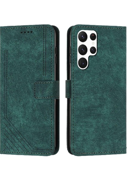 Uyumlu Samsung S22 Ultra Cüzdan Kılıf (Yurt Dışından)