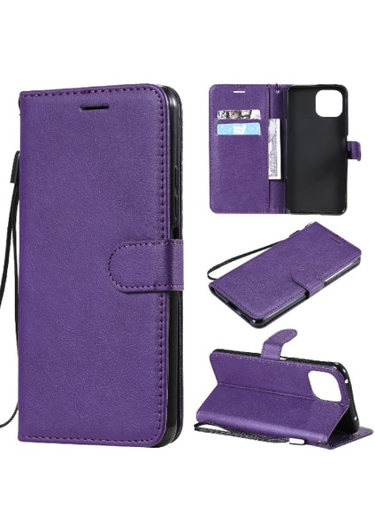 Xiaomi 11 Lite Için Flip Case Yüksek Kaliteli Deri Iş Cüzdan Telefon (Yurt Dışından)