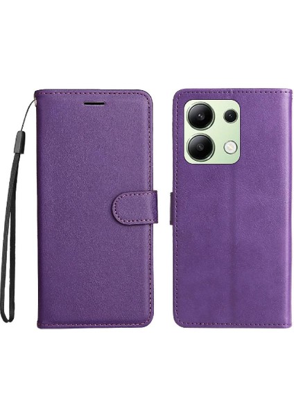 Xiaomi Redmi Not 13 Için Flip Case 4g Kart Yuvası ile Yüksek Kalite Deri (Yurt Dışından)