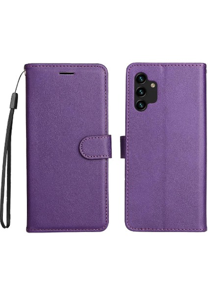 Kart Yuvası ile Samsung Galaxy A13 4g Yüksek Kalite Deri Için Flip Case (Yurt Dışından)