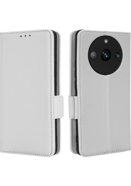 Realme 11 Pro 5g Pu Deri Manyetik Cüzdan Kart Yuvaları Tutucu Için Kılıf (Yurt Dışından)