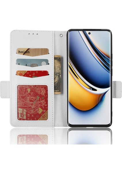 Realme 11 Pro 5g Pu Deri Manyetik Cüzdan Kart Yuvaları Tutucu Için Kılıf (Yurt Dışından)
