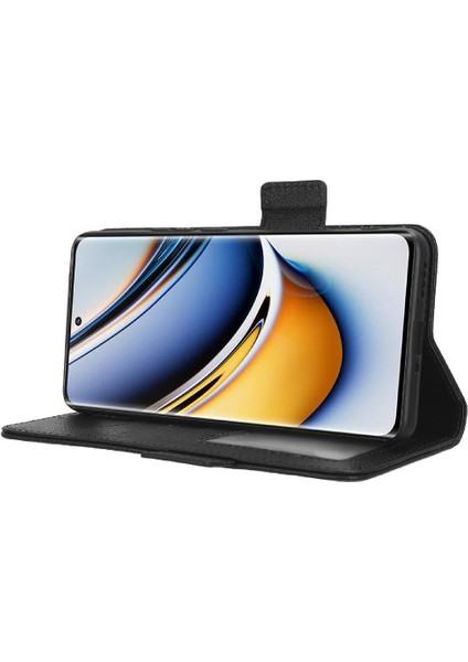 Realme 11 Pro 5g Pu Deri Manyetik Cüzdan Kart Yuvaları Tutucu Için Kılıf (Yurt Dışından)