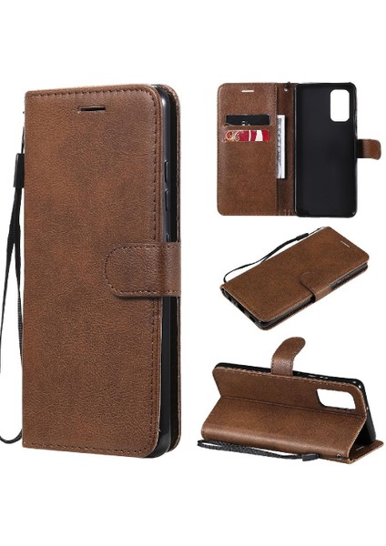 Samsung Galaxy A32 4g Klasik Düz Renk Iş Cüzdan Için Flip Case (Yurt Dışından)