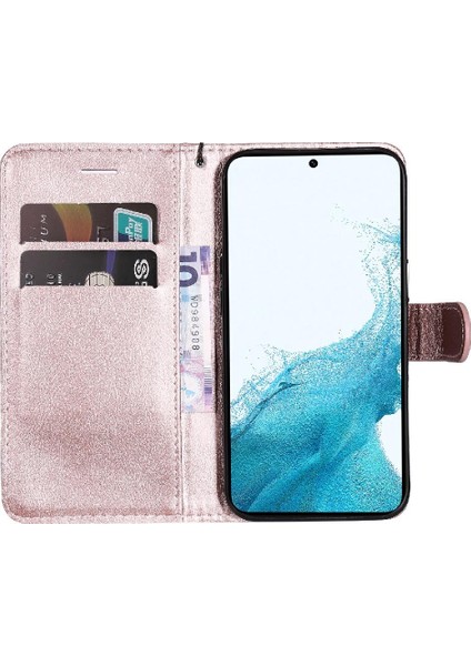 Samsung Galaxy S23 Artı Yüksek Kaliteli Deri Iş Cüzdan Için Flip Case (Yurt Dışından)
