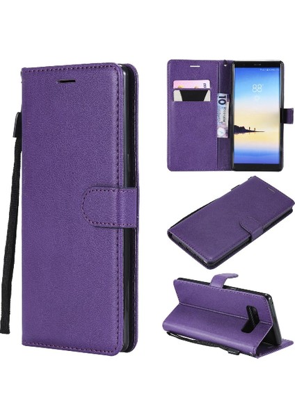 Kart ile Samsung Galaxy Not 8 Iş Cüzdan Telefon Kılıfı Için Flip Case (Yurt Dışından)