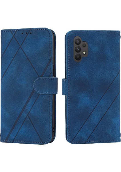 Samsung Galaxy A12 5g Kredi Kartı Tutucu Bilek Kayışı Pu Için Filp Durumda (Yurt Dışından)