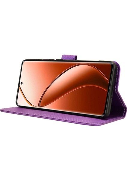 Realme 12 Pro 5g Kickstand Manyetik Cüzdan Kapak Kart Tutucu Için Kılıf (Yurt Dışından)