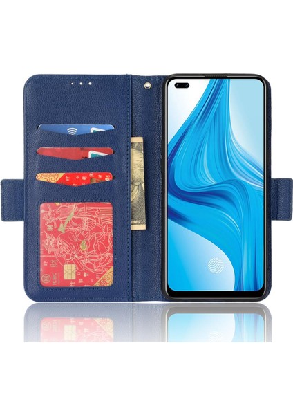 Oppo A93 4g Manyetik Kart Yuvaları Için Kılıf Tutucu Pu Deri Cüzdan Yan (Yurt Dışından) fırsatları