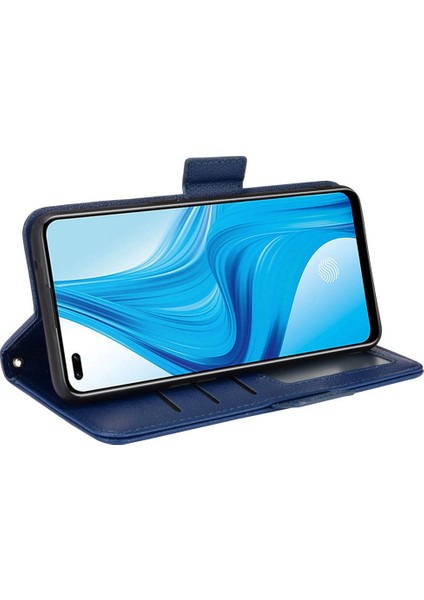 Oppo A93 4g Manyetik Kart Yuvaları Için Kılıf Tutucu Pu Deri Cüzdan Yan (Yurt Dışından) indirimleri