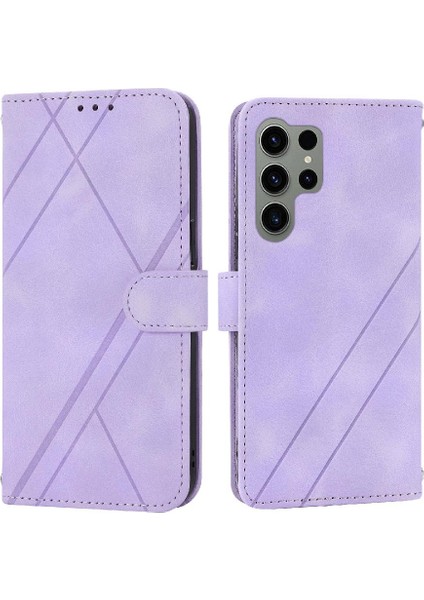 Samsung Galaxy S24 Için Ultra El Cüzdan Durumda Bilek Kayışı Pu Deri (Yurt Dışından)