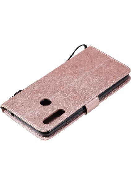 Kart Yuvası ile Samsung Galaxy A70E Için Flip Case Yüksek Kalite Deri Kılıf (Yurt Dışından)