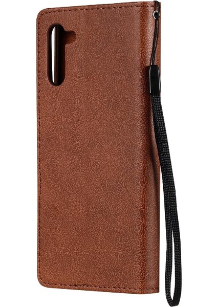 Samsung Galaxy Not 10 Klasik Düz Renk ile Yüksek Kalite Için Flip Case (Yurt Dışından)