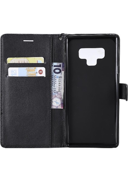 Samsung Galaxy Not 9 Için Flip Case Yüksek Kaliteli Deri Iş Cüzdan (Yurt Dışından)