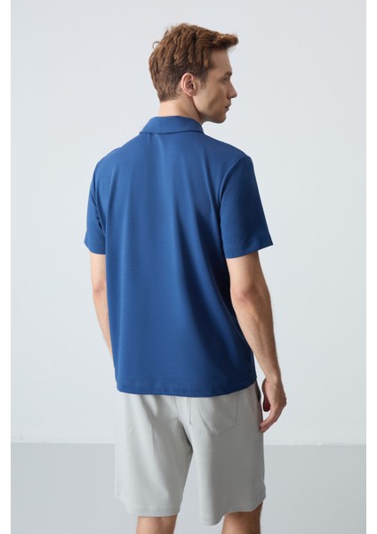 Parlament Basic Göğüs Logolu Standart Kalıp Triko Polo Yaka Erkek T-Shirt - 87768 indirimleri