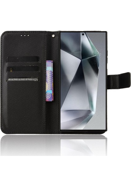 Samsung Galaxy S24 Ultra Kickstand Kapak Manyetik Cüzdan Kartı Için Kılıf (Yurt Dışından) indirimleri