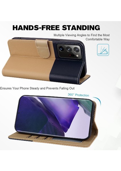 Samsung Galaxy Not 20 Için Kılıf Ultra Kapak Kapak Basit Iş Cüzdan (Yurt Dışından)