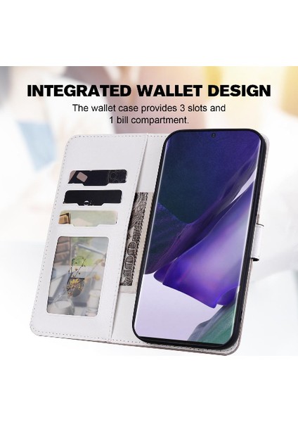 Samsung Galaxy Not 20 Için Kılıf Ultra Kapak Kapak Basit Iş Cüzdan (Yurt Dışından)