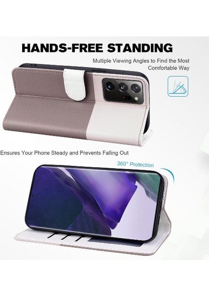 Samsung Galaxy Not 20 Için Kılıf Ultra Kapak Kapak Basit Iş Cüzdan (Yurt Dışından)