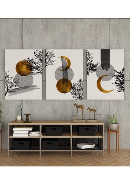 Soyut Dallarla Harmoni Dekoratif Tablo fiyatları