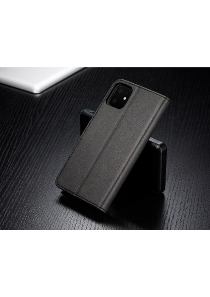 Tutucu ile iphone 11 Için Kılıf Buzağı Doku Yatay Çevir Deri Kılıf (Yurt Dışından) indirimleri