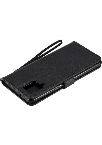 Samsung Galaxy Flip 5g Klasik Düz Renk Iş Cüzdan Için Flip Case (Yurt Dışından)