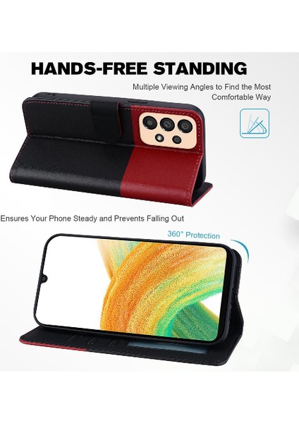 Samsung Galaxy A33 5g Için Kılıf Cüzdan Kapak Çevirin Kılıf Darbeye (Yurt Dışından) modelleri