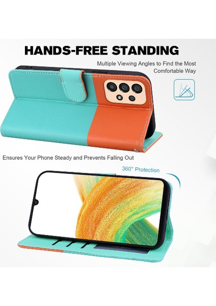 Samsung Galaxy A33 5g Için Kılıf Cüzdan Kapak Çevirin Kılıf Darbeye (Yurt Dışından) indirimleri